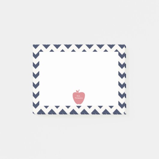 Post-it® Notes de corail de Courrier-it® de professeur de (Devant)