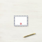 Post-it® Notes de corail de Courrier-it® de professeur de (Sur un bureau)