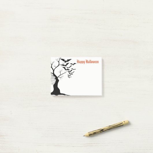 Post-it® Notes de courrier de Halloween (Sur un bureau)