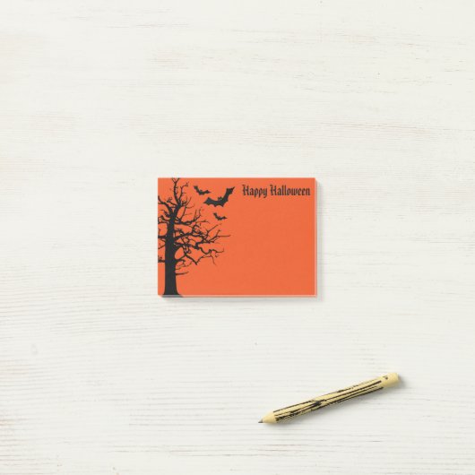 Post-it® Notes de courrier de Halloween (Sur un bureau)