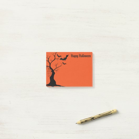 Post-it® Notes de courrier de Halloween (Sur un bureau)