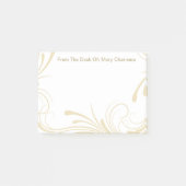 Post-it® Notes de courrier de monogramme (Devant)