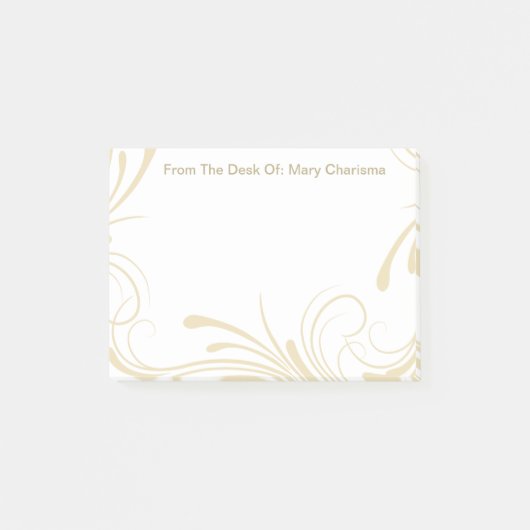 Post-it® Notes de courrier de monogramme (Devant)