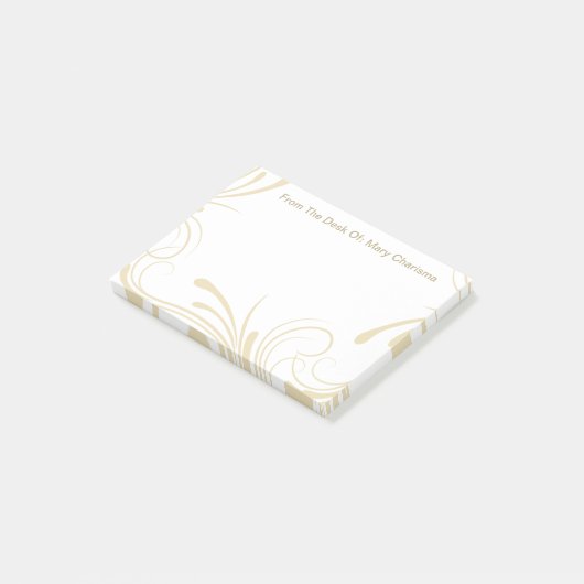 Post-it® Notes de courrier de monogramme (Incliné)