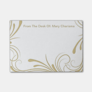 Post-it® Notes de courrier de monogramme