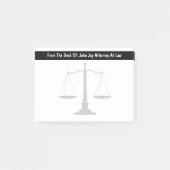 Post-it® Notes de courrier de thème de mandataire (Devant)