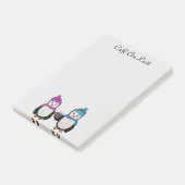 Post-it® Notes de Courrier-it® d'amis de pingouin (Incliné)