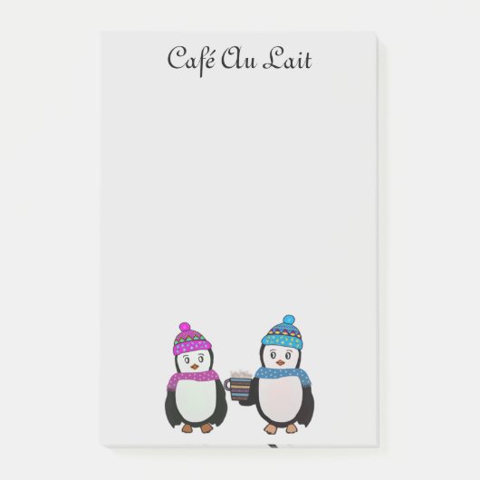 Post-it® Notes de Courrier-it® d'amis de pingouin (Devant)