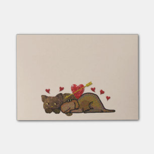 Post-it® Notes de Courrier-it® d'amour de chiot