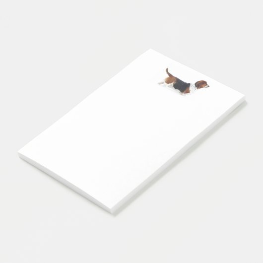 Post-it® Notes de Courrier-it® de Basset Hound (Incliné)
