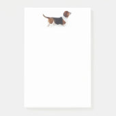 Post-it® Notes de Courrier-it® de Basset Hound (Devant)