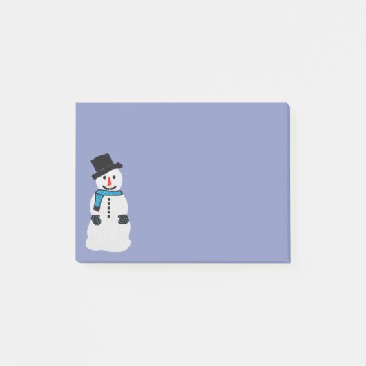 Post-it® Notes de Courrier-it® de bonhomme de neige (Devant)