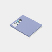 Post-it® Notes de Courrier-it® de bonhomme de neige (Incliné)