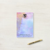 Post-it® Notes de Courrier-it® de chiropractie d'aquarelle (Sur un bureau)