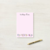 Post-it® Notes de Courrier-it® de danse de ballerine (Sur un bureau)