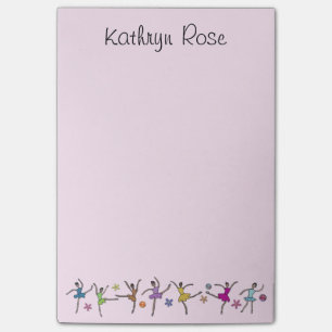 Post-it® Notes de Courrier-it® de danse de ballerine