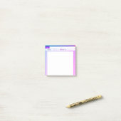 Post-it® Notes de Courrier-it® de document d'ordinateur (Sur un bureau)