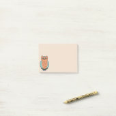Post-it® Notes de Courrier-it® de huée de hibou (Sur un bureau)