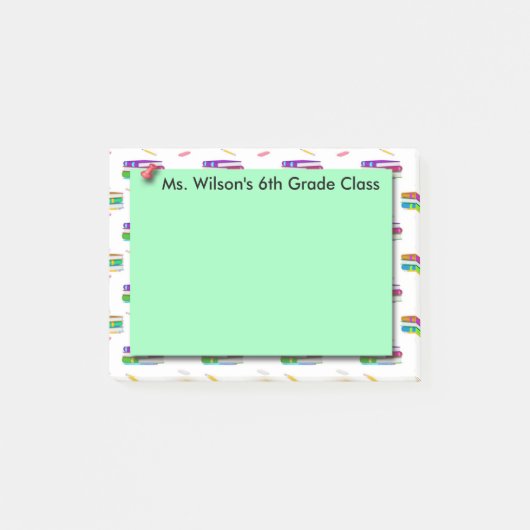 Post-it® Notes de Courrier-it® de Livre vert de livres de (Devant)