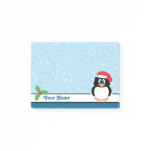 Notes de Courrier-it® de Noël de pingouin de