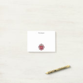 Post-it® Notes de Courrier-it® de professeur d'Apple (Sur un bureau)