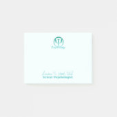 Post-it® Notes de Courrier-it® de psychologue d'école (Devant)