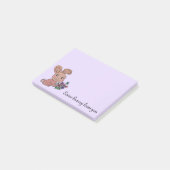 Post-it® Notes de Courrier-it® de sourire de lapin (Incliné)