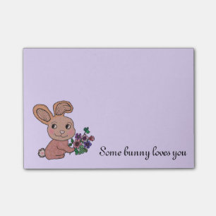 Post-it® Notes de Courrier-it® de sourire de lapin