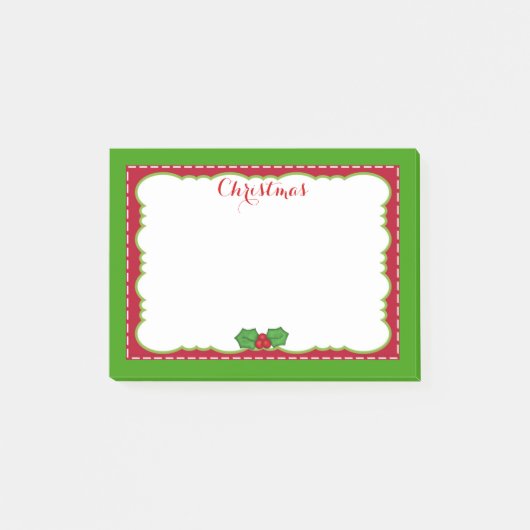 Post-it® Notes de Courrier-it® de temps de Noël (Devant)