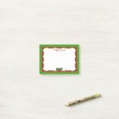 Post-it® Notes de Courrier-it® de temps de Noël (Sur un bureau)