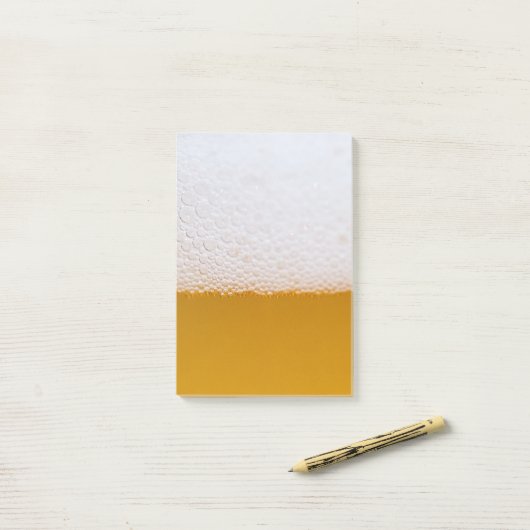Post-it® Notes de Courrier-it® de texture de bière (Sur un bureau)