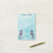 Post-it® Notes de Courrier-it® d'hippocampes (Sur un bureau)