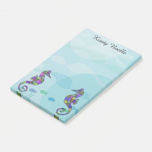 Post-it® Notes de Courrier-it® d'hippocampes (Incliné)