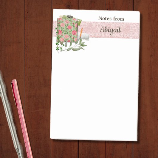 Post-it® Notes de cuisine chic rose Shabby