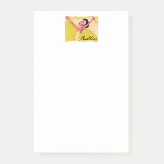 Post-it® Notes de déesse afro-américaine (Devant)