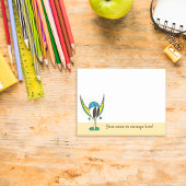 Post-it® Notes de dessin amusantes | Ajouter Votre Nom/Text