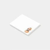 Post-it® Notes de dessin animé de chat drôle personnalisées (Incliné)