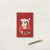 Post-it® Notes de dessin de Noël (Sur un bureau)