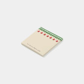 Post-it® Notes de famille saisonnières avec texte et couleu (Incliné)