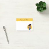 Post-it® Notes de femme noire forte (Bureau)