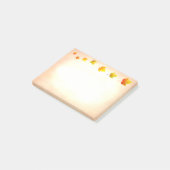 Post-it® Notes de feuilles d'automne (Incliné)