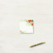 Post-it® Notes de feuilles de couleurs d'automne (Sur un bureau)