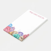 Post-It Notes de fil à tricoter au crochet (Incliné)