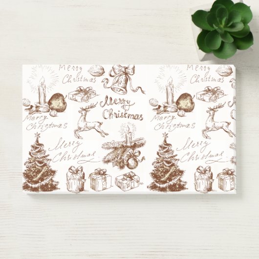 Post-it® Notes de fin d'année et de Noël (Bureau)