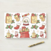 Post-it® Notes de fin d'année et de Noël (Sur un bureau)