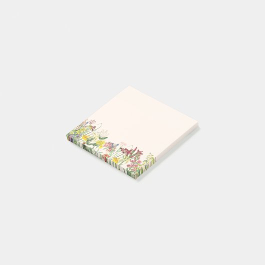 Post-it® Notes de fleur sauvage (Incliné)