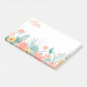 Post-it® Notes de fleurs printanières (Incliné)