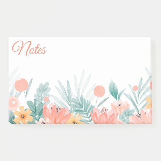 Post-it® Notes de fleurs printanières (Devant)