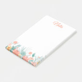 Post-it® Notes de fleurs printanières (Incliné)