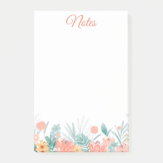 Post-it® Notes de fleurs printanières (Devant)